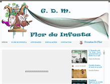 Tablet Screenshot of flordeinfesta.com